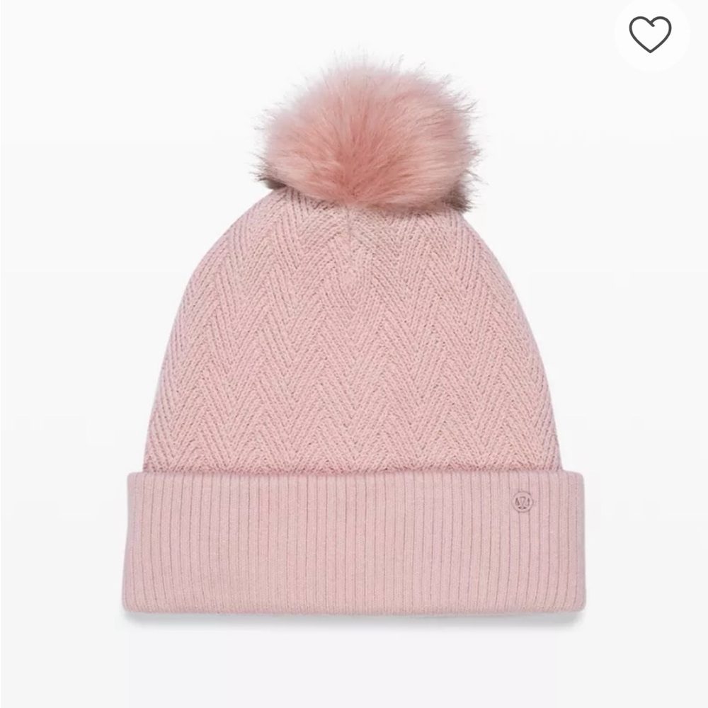 Lululemon Chevron Knit Pom Beanie NWT
